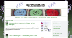 Desktop Screenshot of blog.kdoparticulier.com