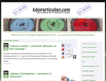 Tablet Screenshot of blog.kdoparticulier.com